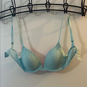 Lace Leopard print victoria secret bra Rhinestones everyday t-shirt bra